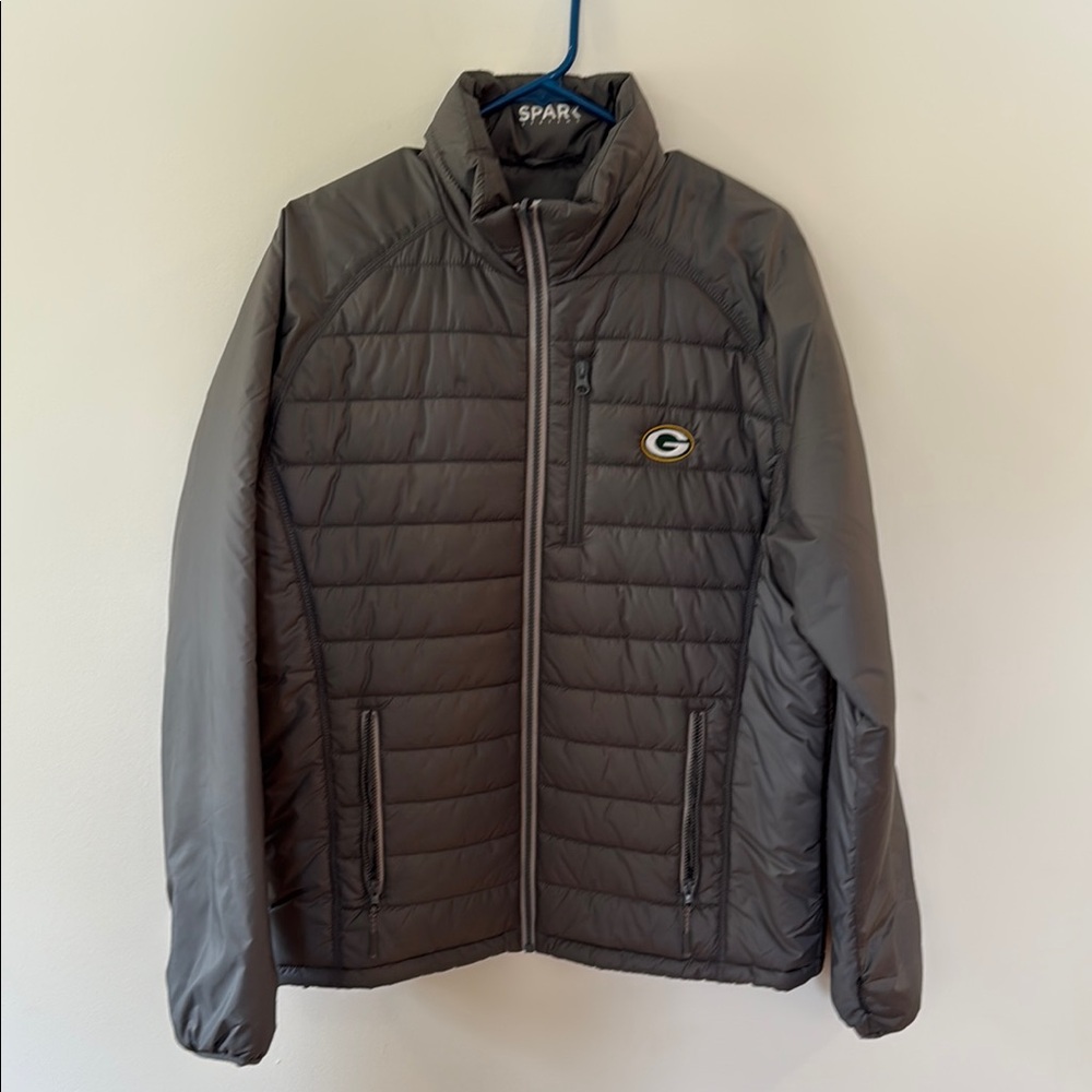 Cutter & Buck Green Bay Packers Puffer Jacket